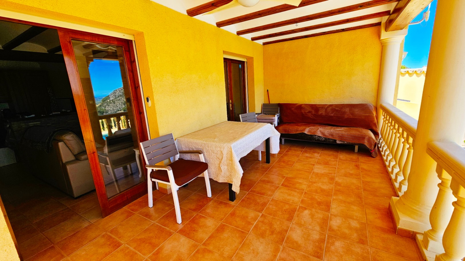 Villa de trois chambres à Adsubia avec une vue magnifique